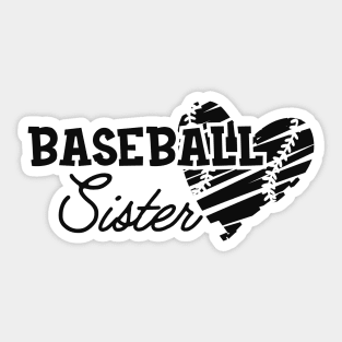 Baseball Sister Sticker